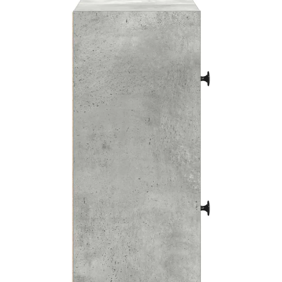 vidaXL Boekenkast 40x24x52 cm bewerkt hout betongrijs
