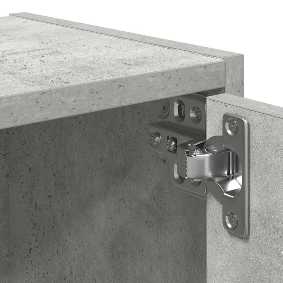 vidaXL Boekenkast 40x24x52 cm bewerkt hout betongrijs