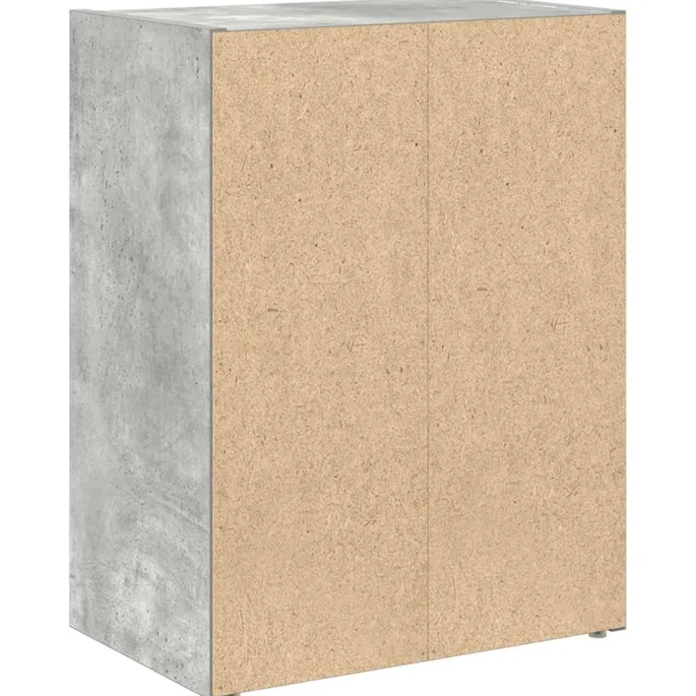 vidaXL Boekenkast 40x24x52 cm bewerkt hout betongrijs
