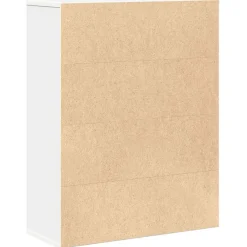 vidaXL Boekenkast 60x24x76,5 cm bewerkt hout wit