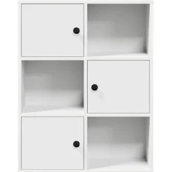 vidaXL Boekenkast 60x24x76,5 cm bewerkt hout wit