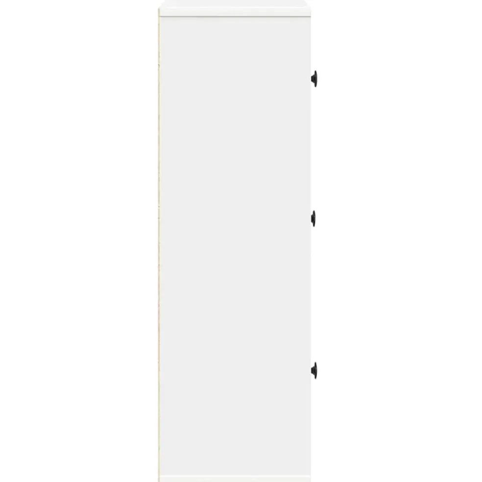vidaXL Boekenkast 60x24x76,5 cm bewerkt hout wit