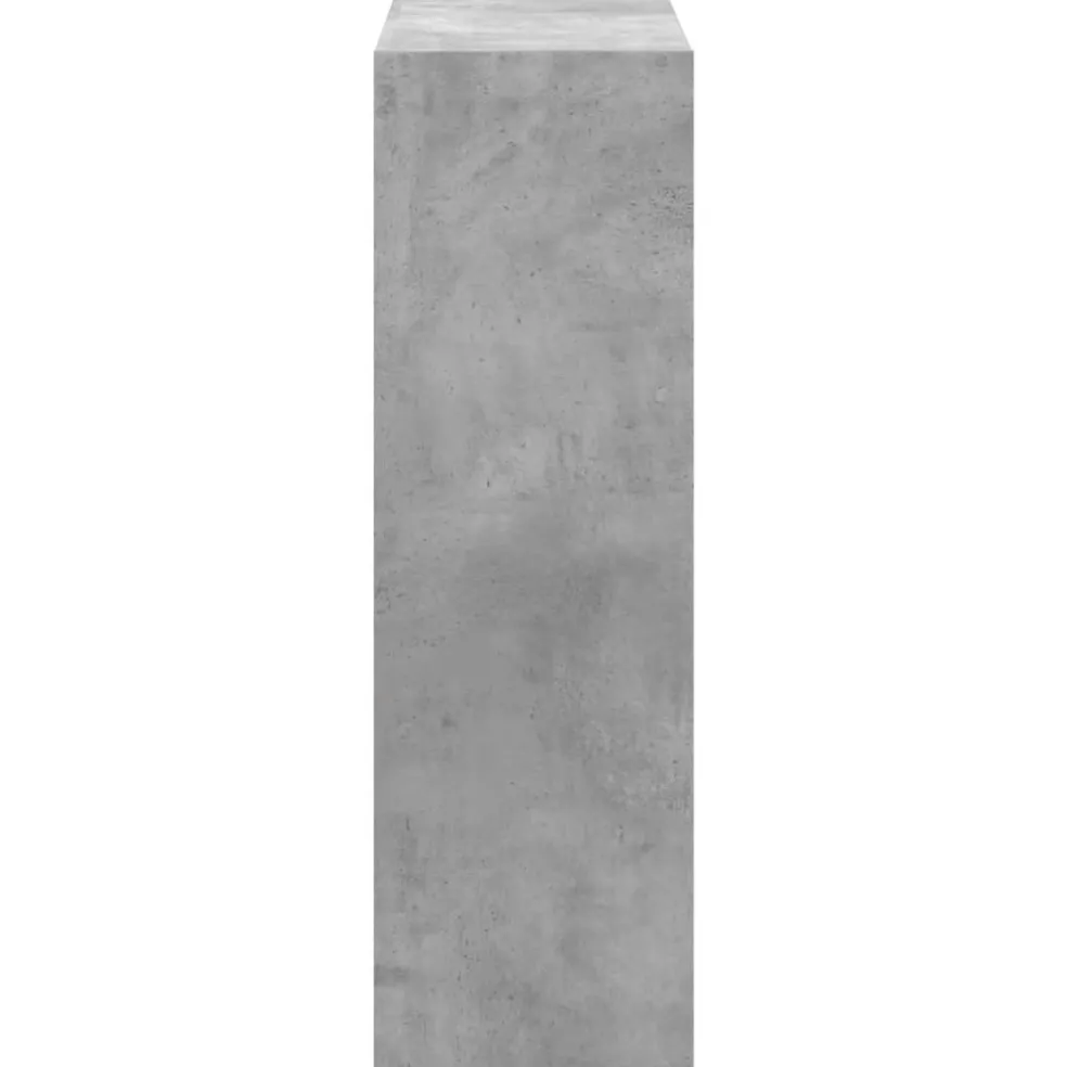 vidaXL Boekenkast 102x32x102 cm bewerkt hout betongrijs