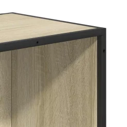vidaXL Boekenkast 40x35x76 cm bewerkt hout sonoma eikenkleurig