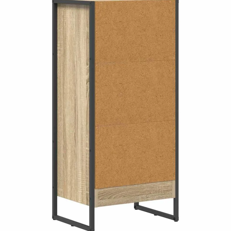 vidaXL Boekenkast 40 x 30 x 86,5 cm Bewerkt hout Sonoma