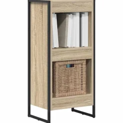 vidaXL Boekenkast 40 x 30 x 86,5 cm Bewerkt hout Sonoma