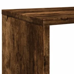 vidaXL Boekenkast 132x29x141,5 cm bewerkt hout gerookt eikenkleurig