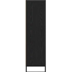 vidaXL Boekenkast 68 x 30 x 108.5 cm Bewerkt hout Zwart Eiken