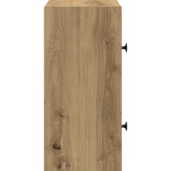 vidaXL Boekenkast 40x24x52 cm bewerkt hout artisanaal eikenkleurig