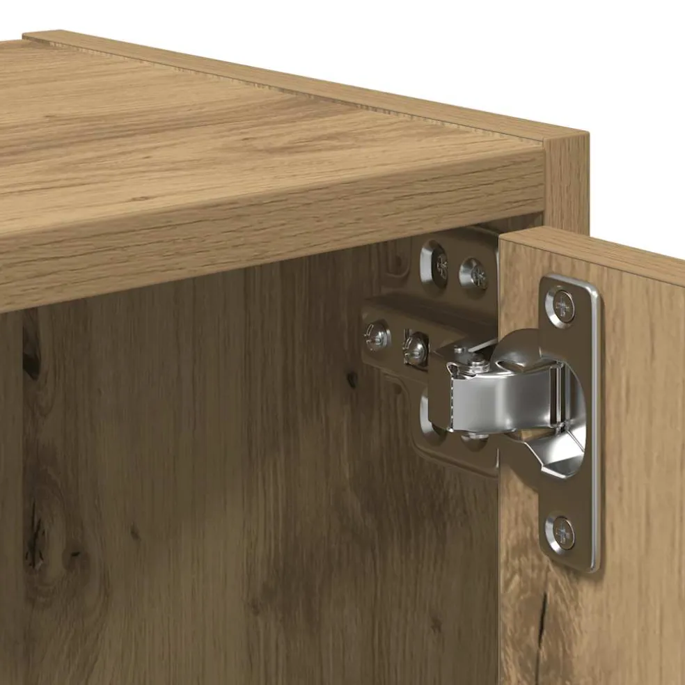 vidaXL Boekenkast 40x24x52 cm bewerkt hout artisanaal eikenkleurig