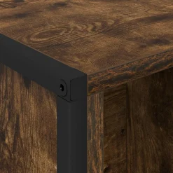 vidaXL Boekenkast 99,5 x 30 x 108 cm Bewerkt hout Rook Eik