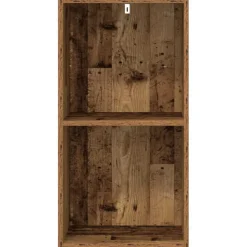 vidaXL Boekenkast 40x30x77 cm bewerkt hout oud houtkleurig