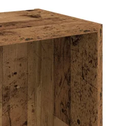 vidaXL Boekenkast 40x30x77 cm bewerkt hout oud houtkleurig