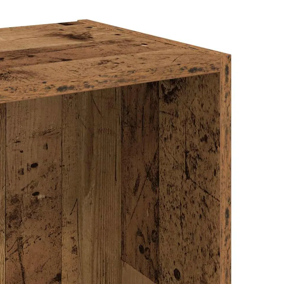 vidaXL Boekenkast 40x30x77 cm bewerkt hout oud houtkleurig