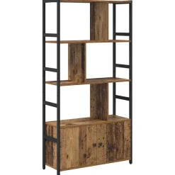 vidaXL Boekenkast 80 x 30 x 155,5 cm Bewerkt hout Oud hout