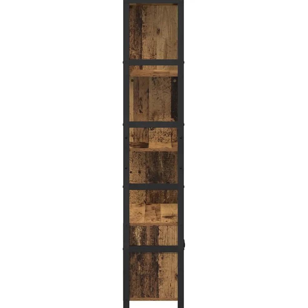 vidaXL Boekenkast 80 x 30 x 155,5 cm Bewerkt hout Oud hout