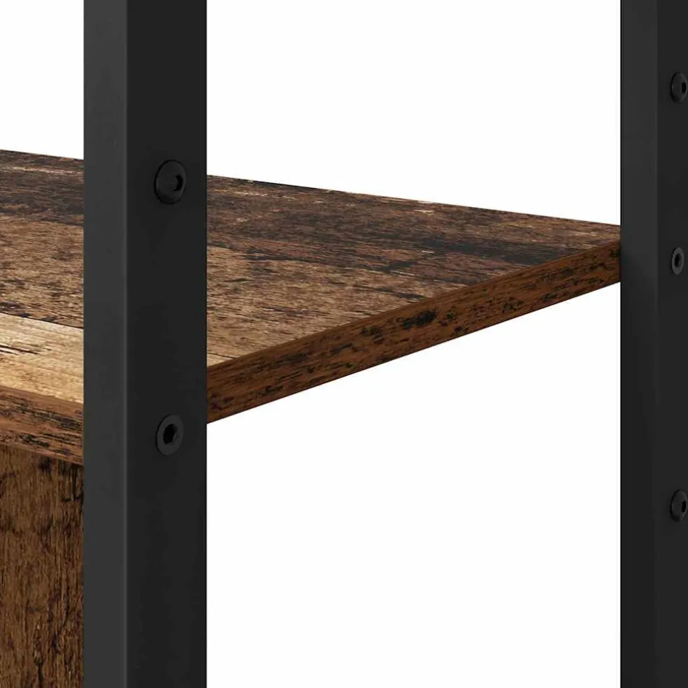 vidaXL Boekenkast 80 x 30 x 155,5 cm Bewerkt hout Oud hout