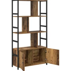 vidaXL Boekenkast 80 x 30 x 155,5 cm Bewerkt hout Oud hout