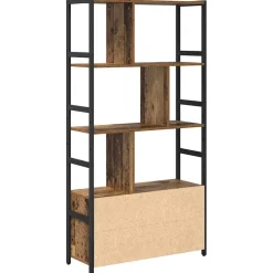 vidaXL Boekenkast 80 x 30 x 155,5 cm Bewerkt hout Oud hout