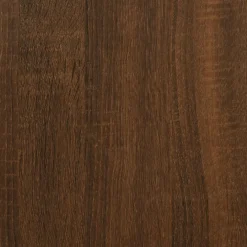 vidaXL Boekenkast 127,5x28,5x172,5 cm bewerkt hout bruin eikenkleur