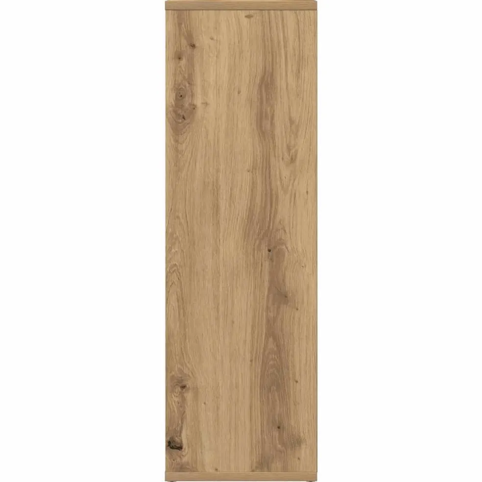 vidaXL Boekenkast 50x25x80 cm bewerkt hout artisanaal eikenkleur