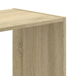 vidaXL Boekenkast 102x32x102 cm bewerkt hout sonoma eikenkleurig