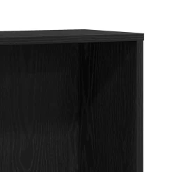 vidaXL Boekenkast 67x24x161 cm bewerkt hout zwart eikenkleurig