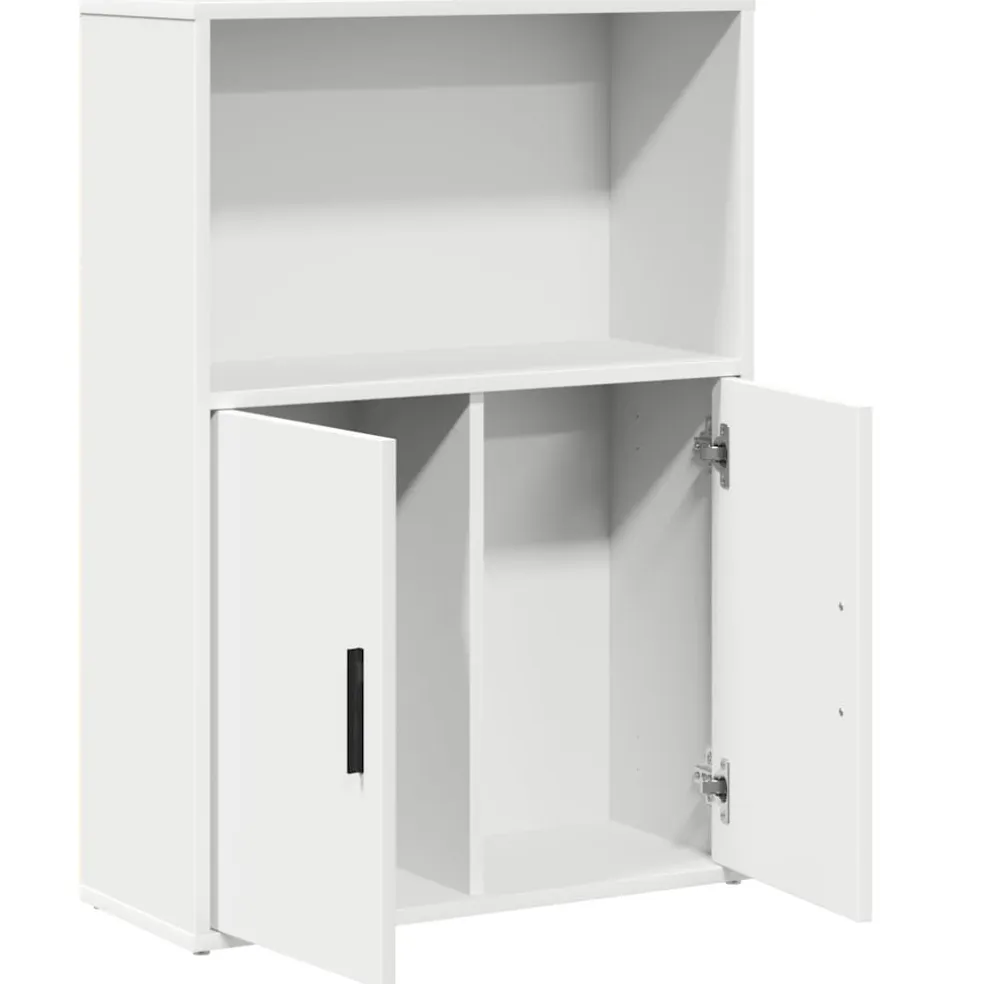 vidaXL Boekenkast 60x24x85 cm bewerkt hout wit