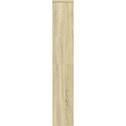 vidaXL Boekenkast 60x20x120,5 cm bewerkt hout sonoma eikenkleurig