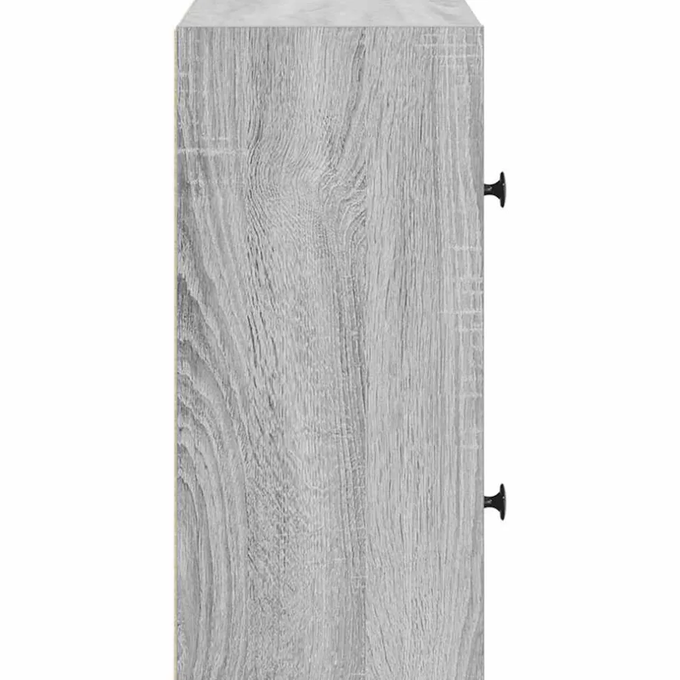 vidaXL Boekenkast 40x24x52 cm bewerkt hout grijs sonoma eikenkleurig