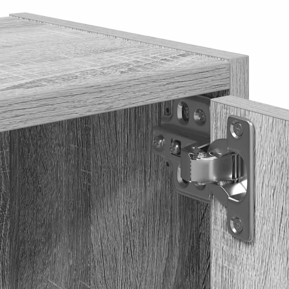 vidaXL Boekenkast 40x24x52 cm bewerkt hout grijs sonoma eikenkleurig