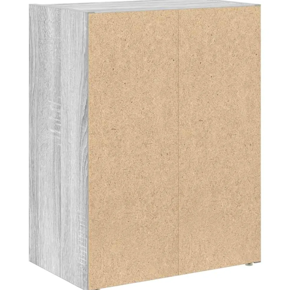 vidaXL Boekenkast 40x24x52 cm bewerkt hout grijs sonoma eikenkleurig