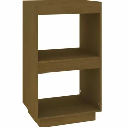 vidaXL Boekenkast 40x35x71 cm massief grenenhout honingbruin