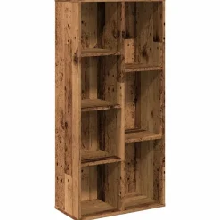 vidaXL Boekenkast 50x25x104 cm oud houtkleurig