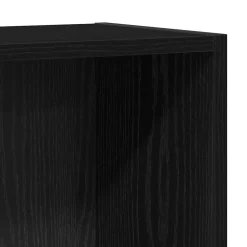 vidaXL Boekenkast 40x24x76 cm spaanplaat zwart eikenkleurig