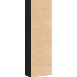 vidaXL Boekenkast 60x30x189 cm spaanplaat zwart eikenkleurig