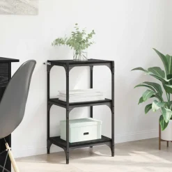vidaXL Boekenkast Zwart eiken 40 x 33 x 70,5 cm
