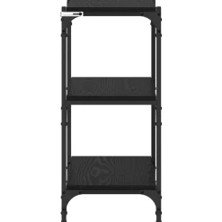 vidaXL Boekenkast Zwart eiken 40 x 33 x 70,5 cm