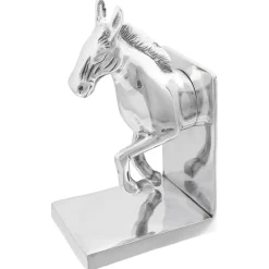 vidaXL Boekensteunen 2 st Zilver 11 x 14 x 25 cm Aluminium