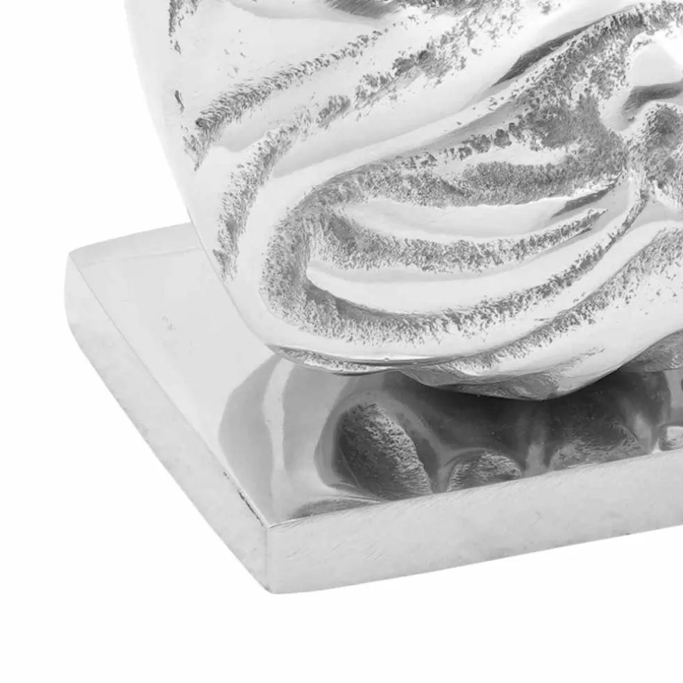 vidaXL Boekensteunen 2 st Zilver 8 x 12 x 16,5 cm Aluminium