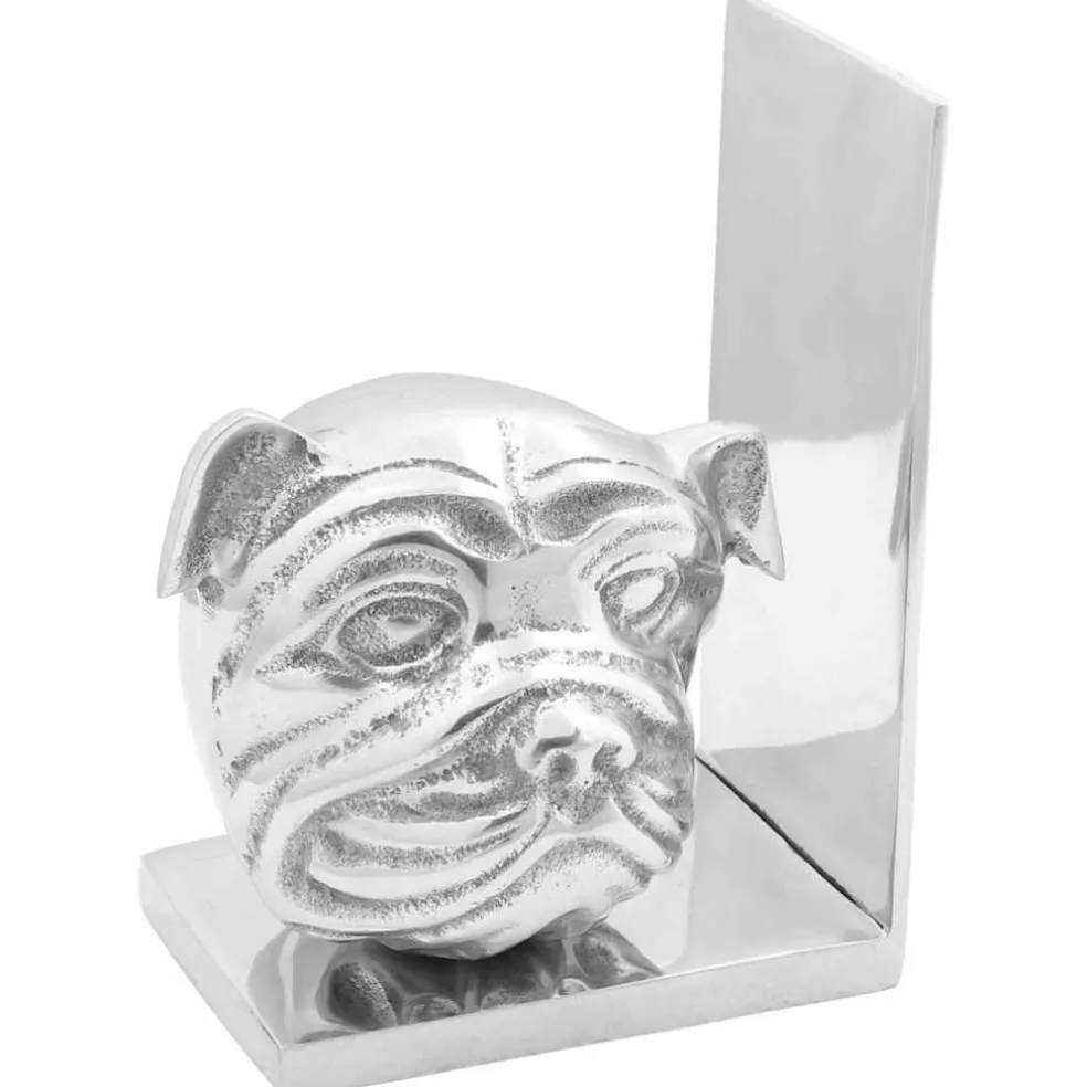 vidaXL Boekensteunen 2 st Zilver 8 x 12 x 16,5 cm Aluminium