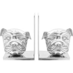 vidaXL Boekensteunen 2 st Zilver 8 x 12 x 16,5 cm Aluminium