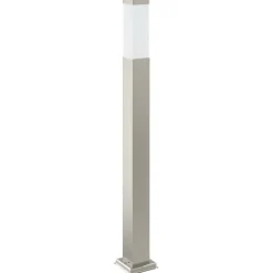 vidaXL Bolderarmatuur met sensor en stopcontact 80 cm roestvrij staal IP44