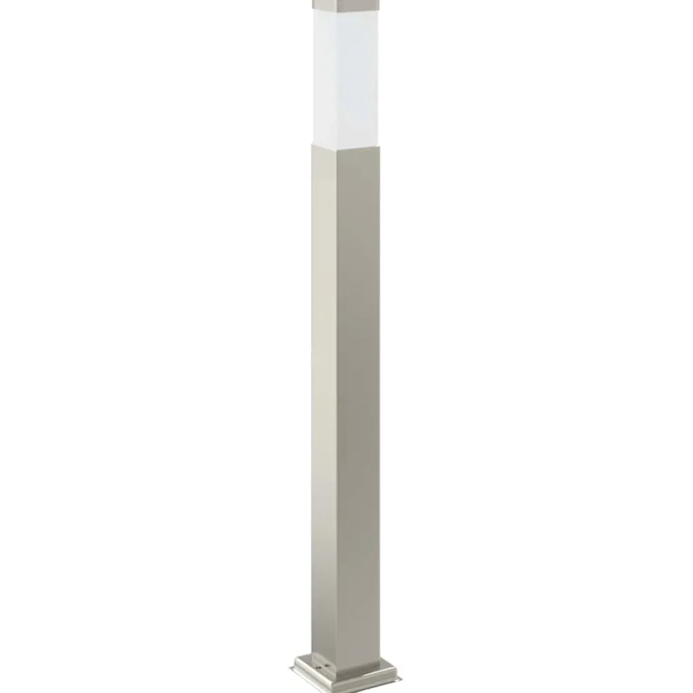 vidaXL Bolderarmatuur met sensor en stopcontact 80 cm roestvrij staal IP44