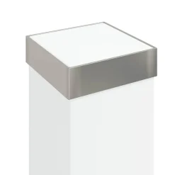 vidaXL Bolderarmatuur met sensor en stopcontact 80 cm roestvrij staal IP44