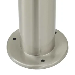 vidaXL Bolderarmatuur met sensor en stopcontact 120 cm roestvrij staal IP44
