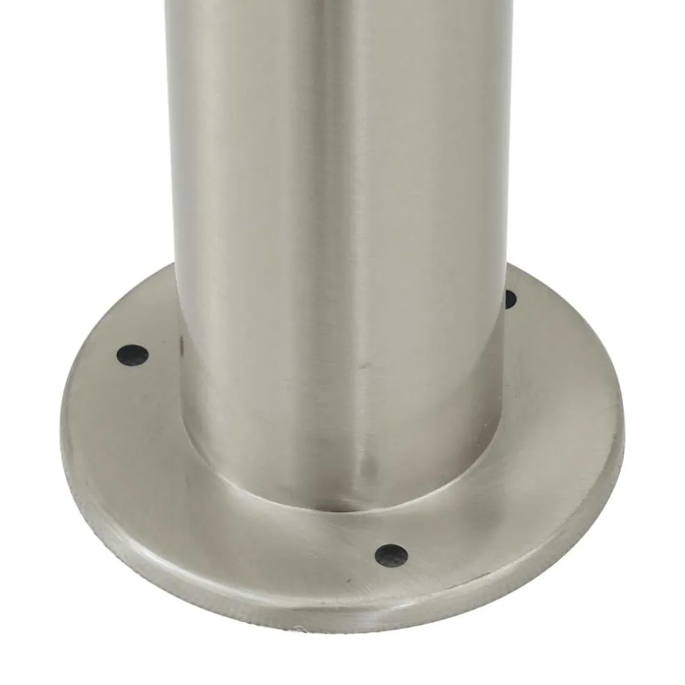 vidaXL Bolderarmatuur met sensor en stopcontact 120 cm roestvrij staal IP44