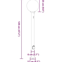 vidaXL Bolderarmatuur met sensor en stopcontact 120 cm roestvrij staal IP44
