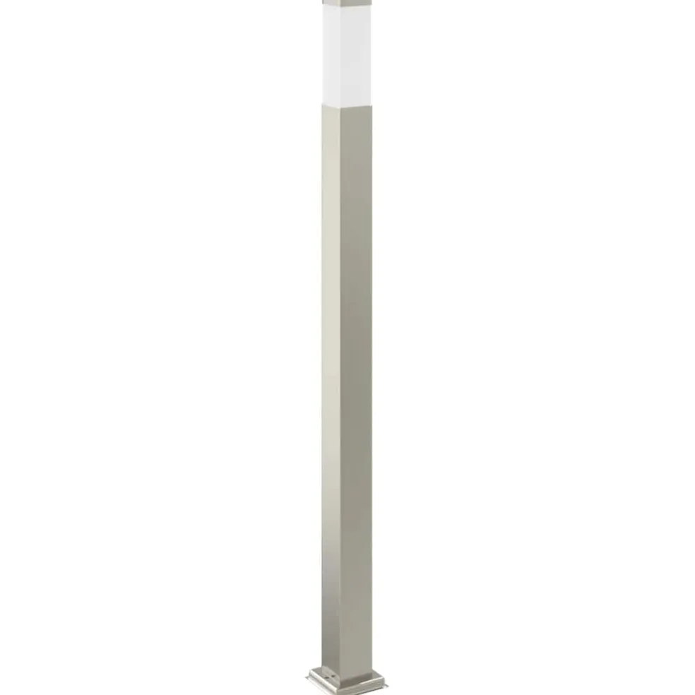 vidaXL Bolderarmatuur met sensor en stopcontact 110 cm roestvrij staal IP44