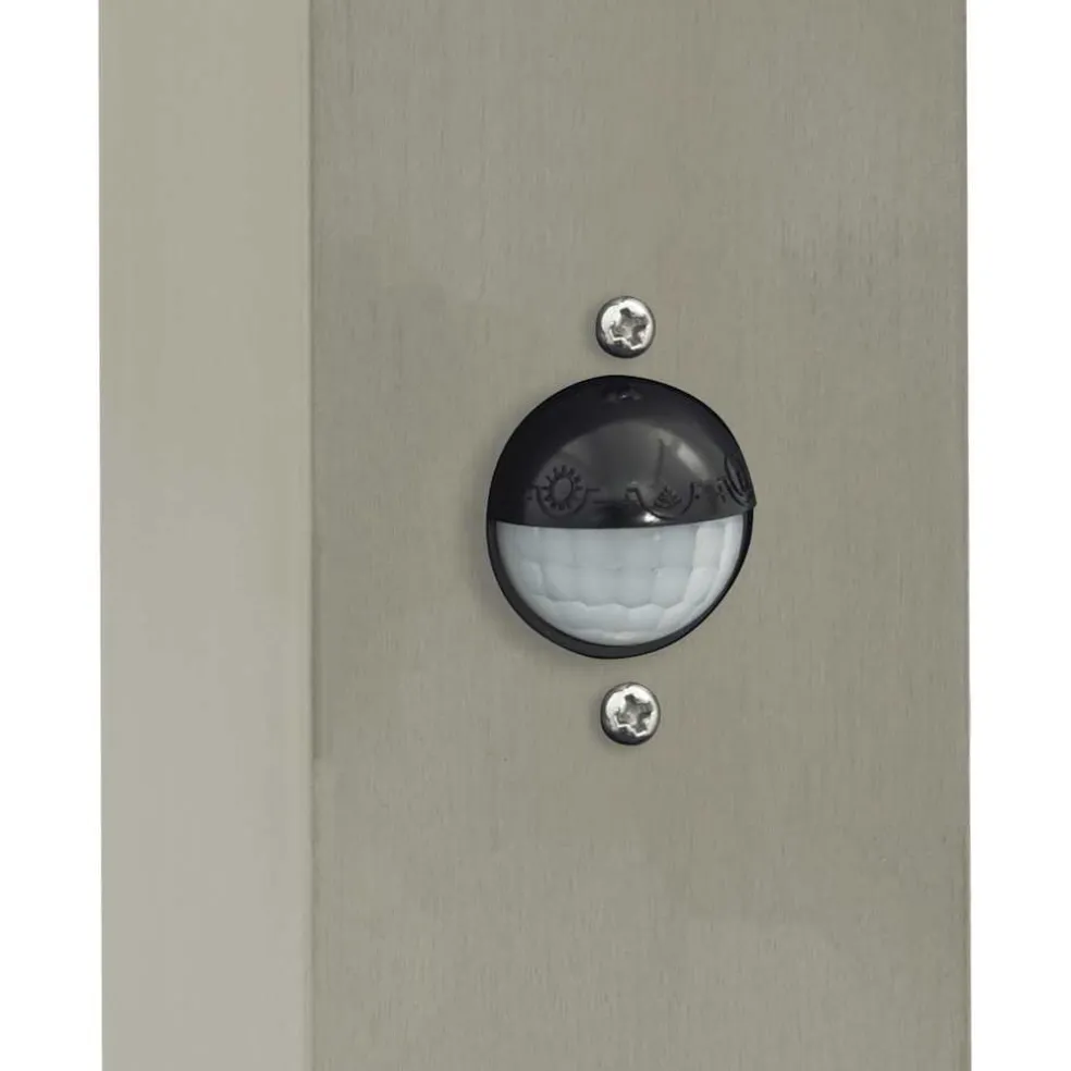 vidaXL Bolderarmatuur met sensor en stopcontact 110 cm roestvrij staal IP44